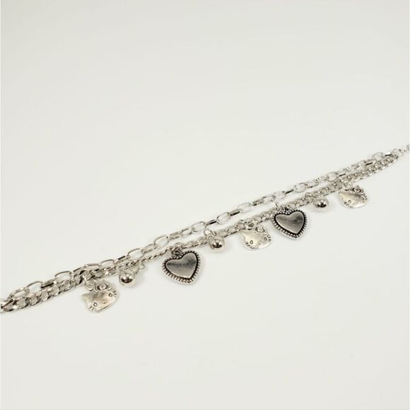 Brand New Silver Hello Kitty With Hearts Charms Bracelet - Picture 6 of 8